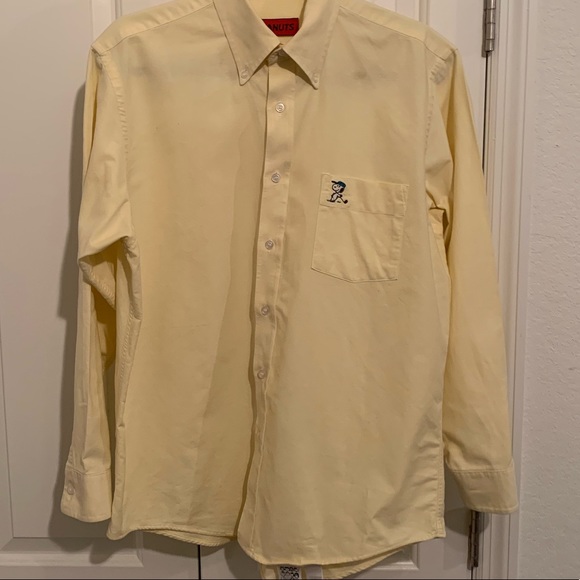 Peanuts Snoopy Long Sleeve Bhutto Up Shirt - Picture 2 of 6